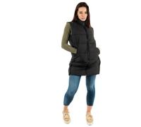 Doudounes femmes Superdry STUDIOS LONGLINE QUILTED GILET Noir FR 38