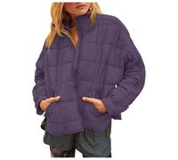 Doudoune Femme Veste Hiver Legere Plume Automne Blousons Jacket Mi Saison Chaude Légère Matelassée