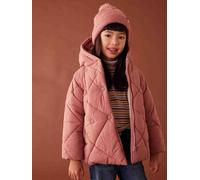 VERTBAUDET Doudoune à capuche fille doublée sherpa fille HYGGE blush 2A