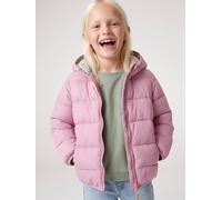 Doudoune fille légère à capuche lilas 6A