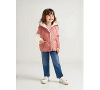 VERTBAUDET Doudoune fille sans manches réversible bois de rose 6A