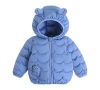 Doudoune Fille Veste Matelassée Enfant Fille en Duvet à Capuche Légère Manteau Blouson Garçon Chaud pour Hiver Manteaux et Blousons mi Saison Vêtement de Plein Air pour 2-7 Ans