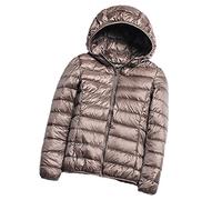 Doudoune fine en duvet de canard blanc ultra légère pour femme, camel, 3X-Large