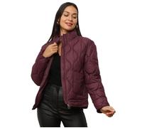 Doudoune fine - LA MODEUSE - Bordeaux - Matelassée - Doublure satinée - Mixte M