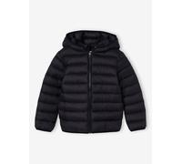 Doudoune garçon légère à capuche noir 8A