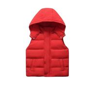 Doudoune Garcon sans Manches Gilet Veste Matelassée Enfant Fille en Duvet à Capuche Manteau Blouson Garçon Chaud pour Hiver Manteaux et Blousons mi Saison Vêtement de Plein Air pour 3-12 Ans