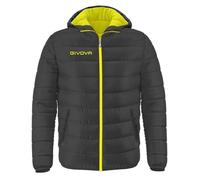 Doudoune - GIVOVA - Olanda - Gris oscuro/amarillo fluo - 3XL - 100% polyester L