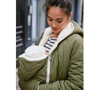 Doudoune grossesse évolutive protège bébé kaki 44