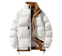 Doudoune Hiver Homme Veste Automne Parka Hiver, Doudoune Section Courte sans Capuche Respirante Vestes pour Hommes Épaissie Thermiques Extérieur Et Intérieur Décontractés Au Quotidien