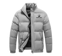 Doudoune Homme C.a.n-a.m, Vestes Pour Homme Demi-saison, Résistant Au Froid Pour La Saison Automne-hiver, week(Grey,L)