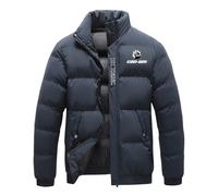 Doudoune Homme C.a.n-a.m, Vestes Pour Homme Demi-saison, Résistant Au Froid Pour La Saison Automne-hiver, week(Dark Blue,2XL)