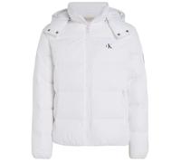 Calvin Klein Veste Matelassée Homme Essentials Down Jacket avec Capuche, Blanc (Bright White), XL