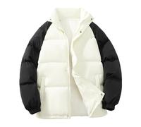 Doudoune Homme Grande Taille Veste Mi Saison Veste Chaude, Homme Doudoune Grande Taille Manteau Manches Longues Parka Ultra Légère Zippée Matelassée Rembourrée Blousons Décontracté Quotidien