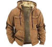Doudoune Homme Hiver Veste Mi Saison Blouson Hiver, Puffer Hommes Thermiques Épaissie Au Jour Le Jour Doudoune Section Courte À Capuche Respirante Extérieur Intérieur Décontractés
