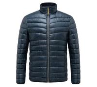 Doudoune Homme Kaporal Allo - Marine - Col Montant - Effet Matelassé - Fermeture Zippée - Poches Boutonnées S