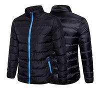 Doudoune Homme sans Capuche Veste Matelassée Blouson Chaud, Puffer Hommes Thermiques Épaissie Au Jour Le Jour Doudoune Section Courte sans Capuche Respirante Extérieur Intérieur Décontractés