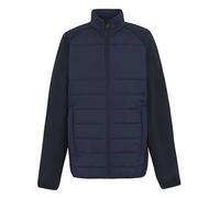 Doudoune Hybride Avec Capuche - Homme - Rg590 - Bleu Marine