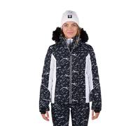 Doudoune imprimé femme Rossignol Staci Noir M