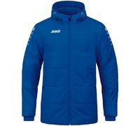 JAKO Veste d'entraîneur d'équipe à capuche – Mixte – Royal – Taille S