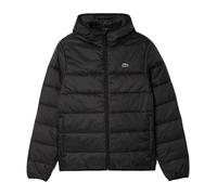 Veste à capuche Lacoste Puffer Contrast noir pur - M