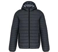 Doudoune Légère À Capuche - Homme - K6110 - Gris Foncé