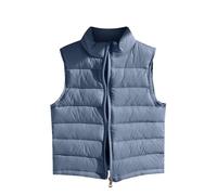 Doudoune Légère En Duvet Pour Enfants Garçons Et Filles Sans Manches Avec Fermeture éClair IntéGrale Veste D'Extérieur Légère Et Coupe-Vent Matelassé Garçons Filles Doudoune Gilets (Blue, 9-10 Years)