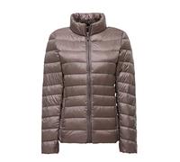 Doudoune Légère Femme Duvet Veste Doudoune Femme sans Capuche Legere Courte Manteau Doudoune Matelassée Pliable Fine Light Blouson Doudounes Legeres Courtes Mi Saison Hiver Chaudes Classe Kaki