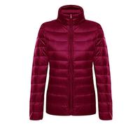 Doudoune Légère Femme Duvet Veste Doudoune Plume Ultra Light Femme Legere Courte Manteau Doudoune Matelassée Pliable Blouson Doudounes Legeres Courtes Mi Saison Hiver Chaudes Grande Taille Rouge L