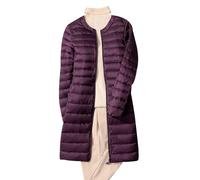 Doudoune Legere Femme Mi Longue Hiver Doudoune Légère Femme Veste Matelassée Puffer Jacket Femme Blouson Matelassé Doudoune Duvet Ultralight Fine Cintrée Femme Legere Quilted Jacket Femme Violet XL