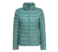 Doudoune Legere Femme Veste Doudoune Ultra Légère Femme Hiver Veste Matelassée Puffer Jacket Femme Mi Saison Grande Taille Blouson Matelassé Doudoune Duvet Chaude Ultralight Oversize Femme Vert XXL