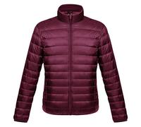Doudoune Legere Homme Duvet Veste Doudoune Matelassée Légère Plume sans Capuche Manteau Doudoune Light Chaude Blouson Doudoune Jacket Pliable Mi Saison Doudounes Hiver Grande Taille Sport Rouge XL