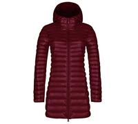 Doudoune Legere Longue Capuche Femme Hiver Grosse Veste Doudoune Matelassée Ultra Légère Femme Manteau Doudoune Plume Duvet Matelassé Ultralight Oversize Fine Grande Taille Chaud Long Parka Rouge 4XL