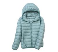 Doudoune légère pour femme | Avec fermeture éclair, pliable, portable, léger, isolation chaude pour femme, voyage, randonnée, ski, temps froid
