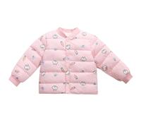 Doudoune légère pour Fille imprimé Dessin animé idéale pour l’Hiver vêtement d’extérieur Chaud et Coupe-Vent Version Polyvalente pour Enfants Style Pratique et résistant (2-3 Years)