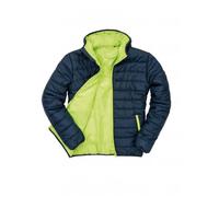 Doudoune légère - RESULT - Homme - Navy / Lime - Imperméable - Coupe-vent - 100% Polyester