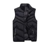 Doudoune Légère sans Manches Femme - Fine sans Manches Femme Blouson Gilet matelassé sans Manches Veste avec Poches Veste matelassée sans manches Blouson Rembourré Manteau Hiver Chaud Gilet Office