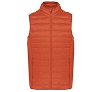 Doudoune légère sans manches - KARIBAN - K6113 - orange rouille - 100% polyamide - 2 poches zippées XXXXL