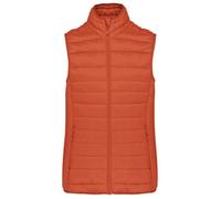 Doudoune légère sans manches - KARIBAN - K6114 - Orange - 100% polyamide - Femme M