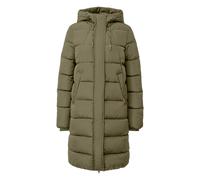Doudoune longue Ã capuche avec poches zippÃ©es femme QS Vert 2XL