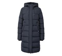 Doudoune longue à capuche avec poches zippées femme QS Bleu 2XL