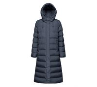 Doudoune longue à capuche femme Geox Anylla Bleu 48
