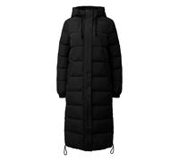 Doudoune longue à capuche femme QS Noir M