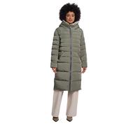 Doudoune longue Ã capuche femme Rino & Pelle Keilafur Vert 36