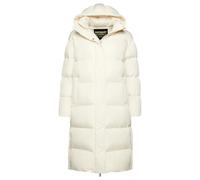 Superdry Doudoune longue à capuche femme – Blanc – Taille XL