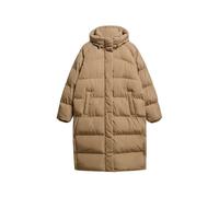 Superdry Doudoune longue Longline Ed Jacket à capuche Marron L Femme