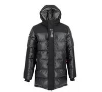Doudoune Longue à Capuche Schott Altamont SMU Noir et gris M