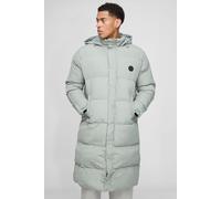 Doudoune longue à empiècements - MAN homme - bleu - XL, bleu