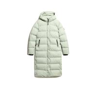 Superdry Microfibre Longline Jacket Gris XL Femme
