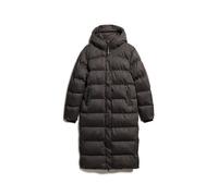 Superdry Microfibre Longline Jacket Noir L Femme