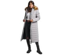 Superdry New Arctic Long Puffer Jacket Beige XS Femme